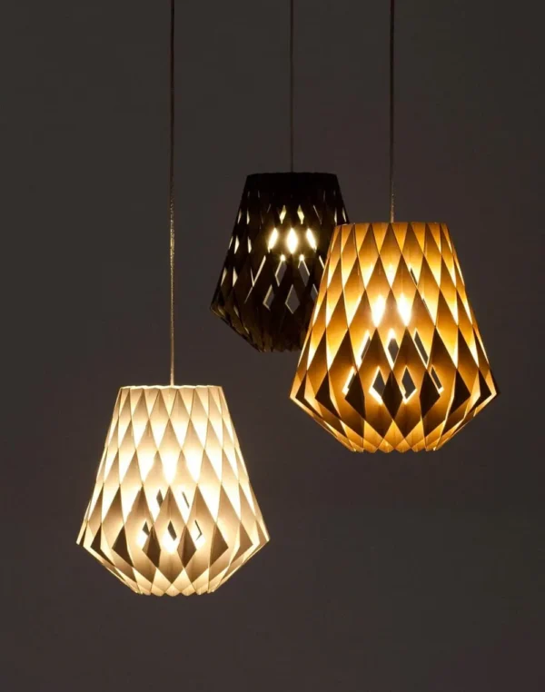 Glozin II Wooden Lamp Drop - Image 2