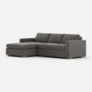 Glozin II Sectional Sofa in Latex—Sand